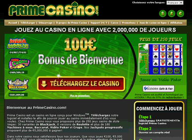 Casino virtuel Prime casino